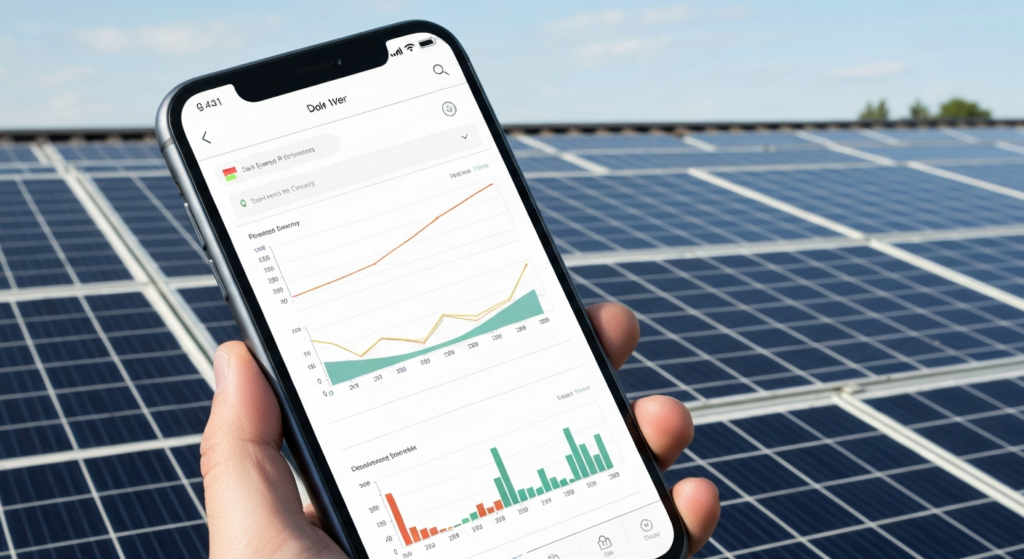 zonnepanelen monitoren met slimme apps